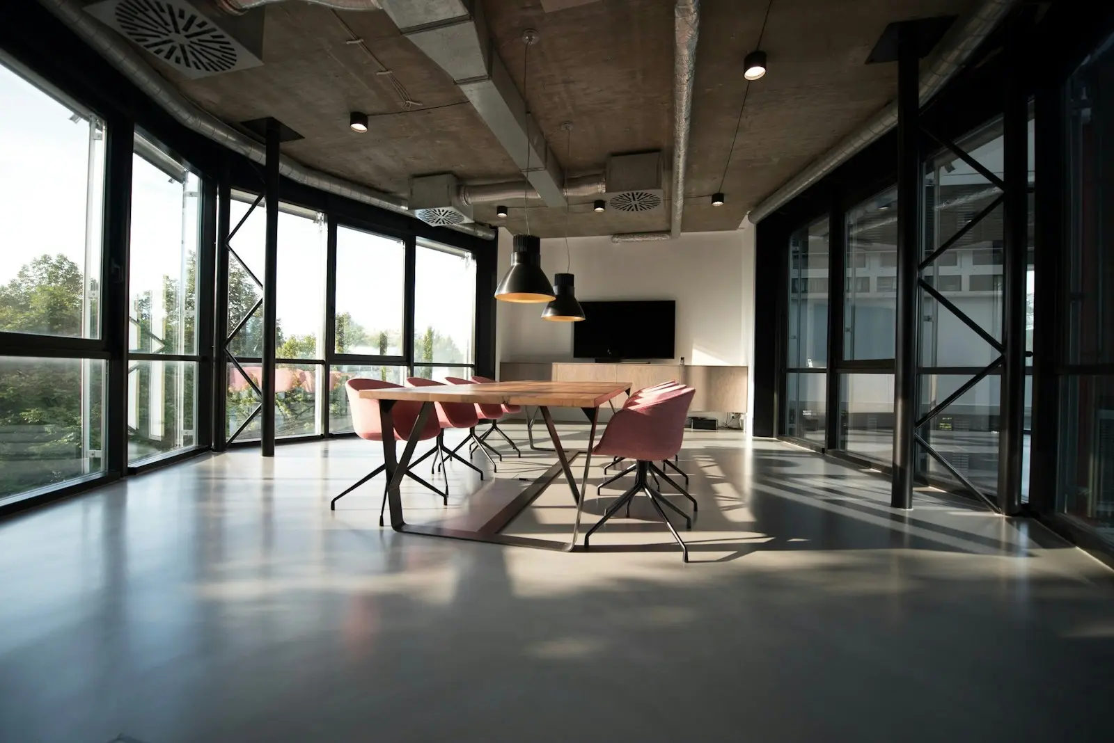 Contemporary commercial office interior