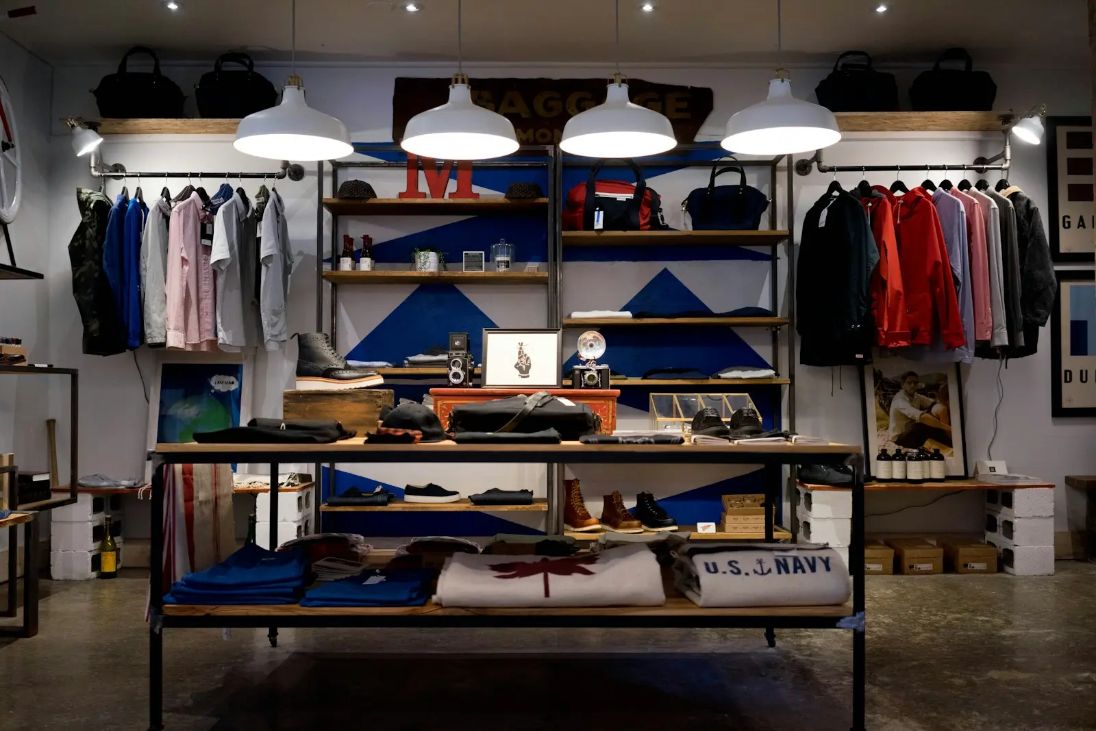 Modern retail interior